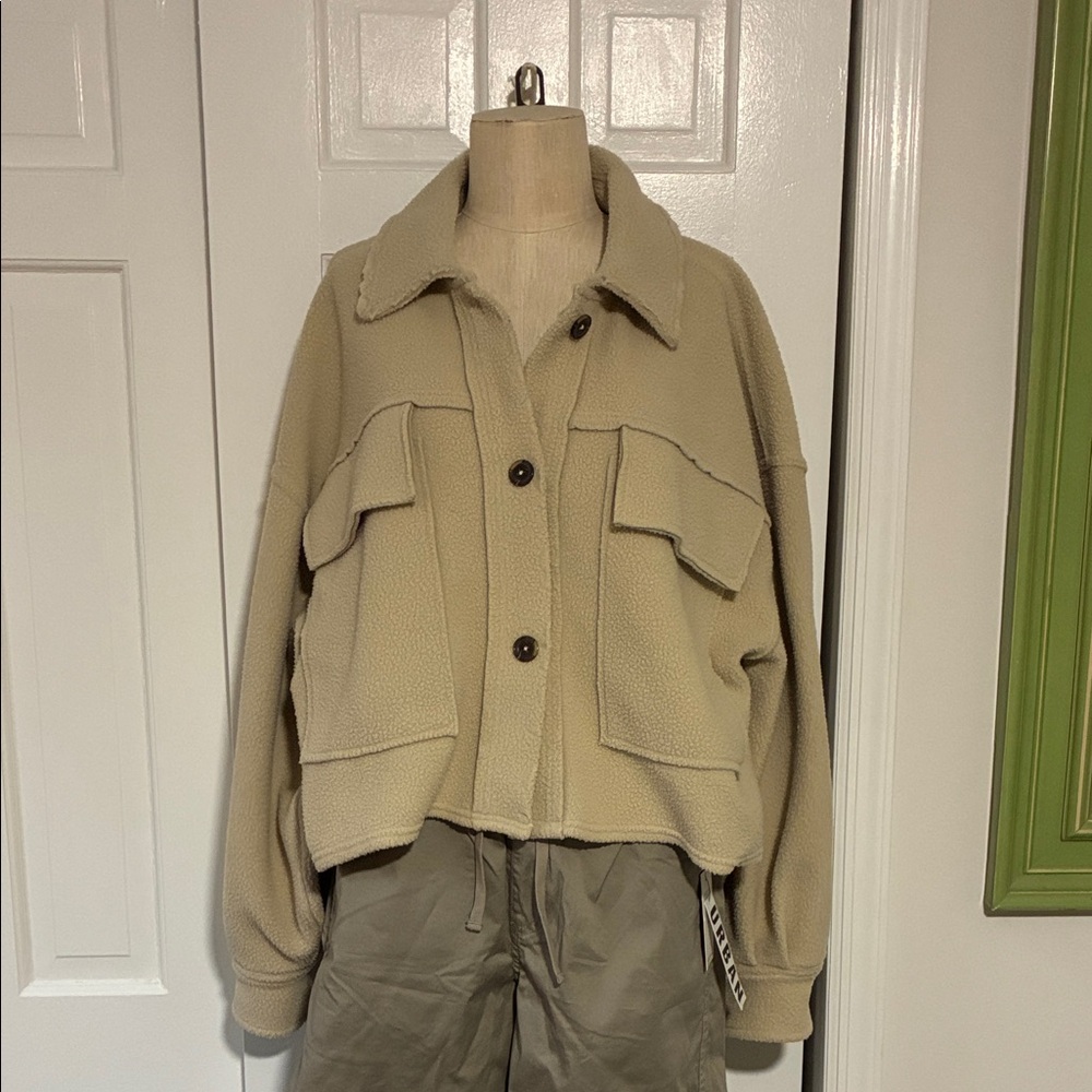 Free People Cropped James Jacket - image 1